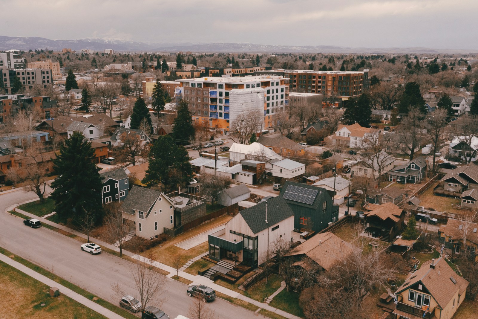 $2.3 million condos under construction in Bozeman.