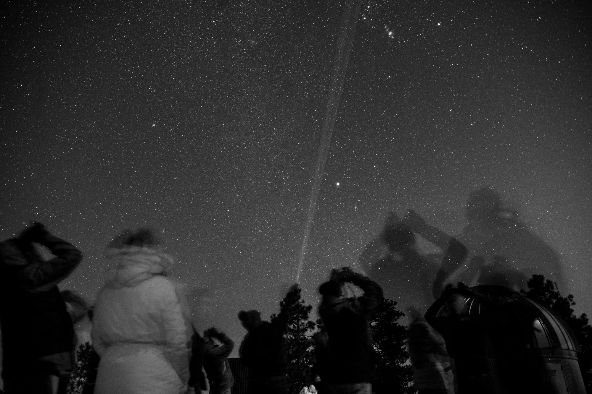 Stargazing party at the Mt. Lemmon SkyCenter Observatory.