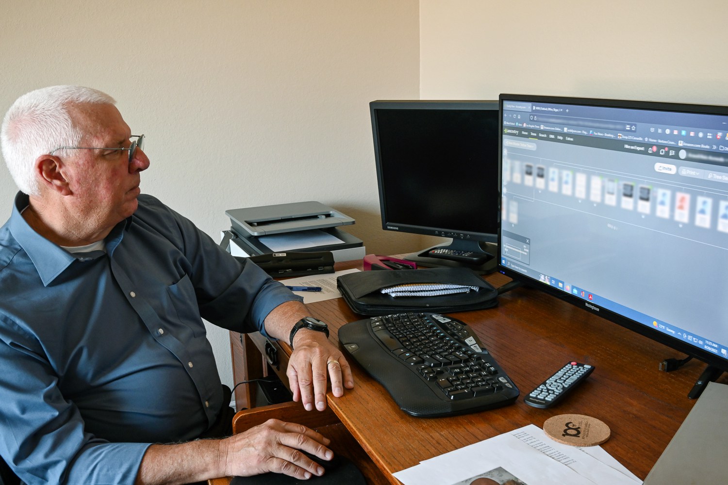 Investigator Steve Rhods utilizes genetic genealogy websites such as GED match to investigate a Jane Doe case.