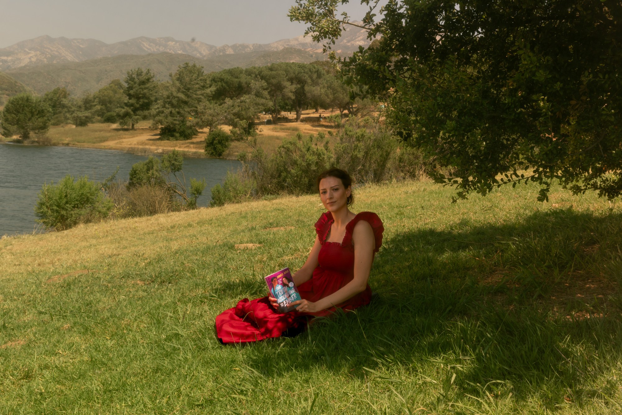 Danica Nava with her new book, "The Truth According to Ember."